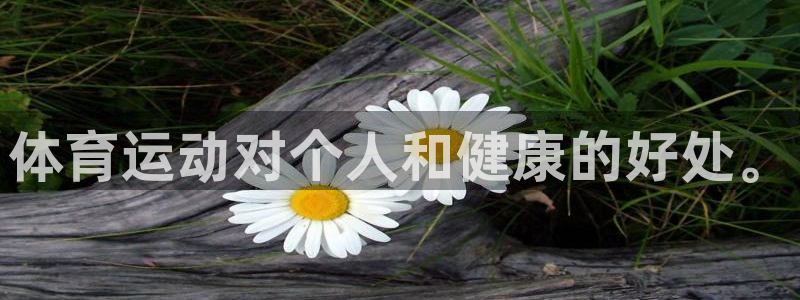 体育运动对个人和健康的好处。